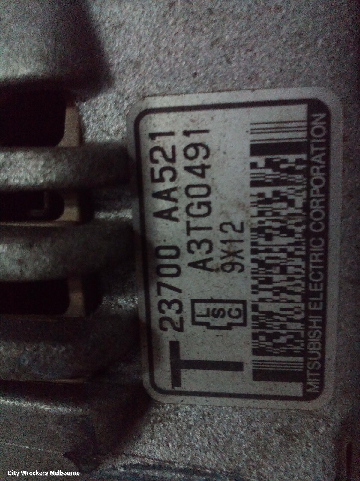 SUBARU IMPREZA ALTERNATOR, PETROL, 2.5, EJ25, TURBO, G3, 04/2007 - 12/2013
