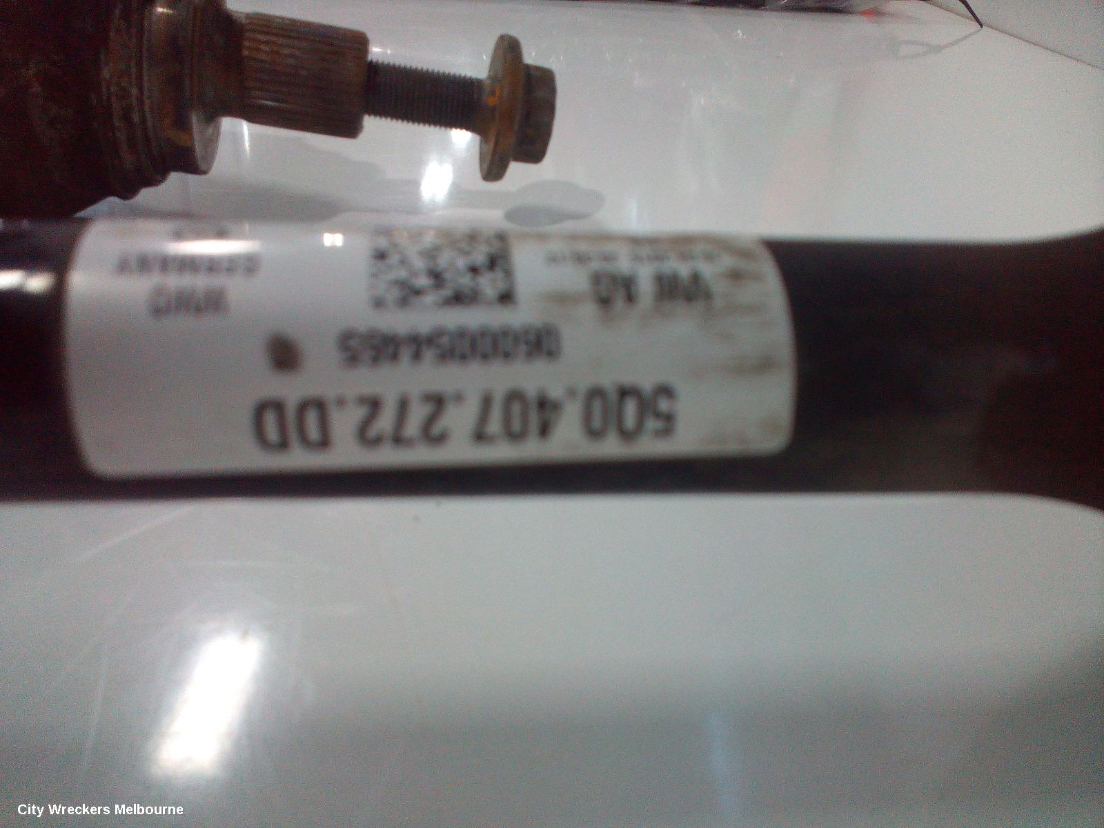 AUDI A3 RIGHT DRIVESHAFT, FRONT, PETROL, 1.4, CPTA/CZEA CODE, 8V (A3), 05/2013 - 10/2020