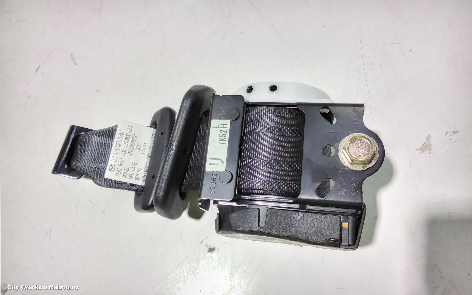 MAZDA CX9 SEATBELT/STALK, LH REAR 3RD ROW, SEAT BELT ONLY (NO STALK), TC, 07/2016 ONWARDS