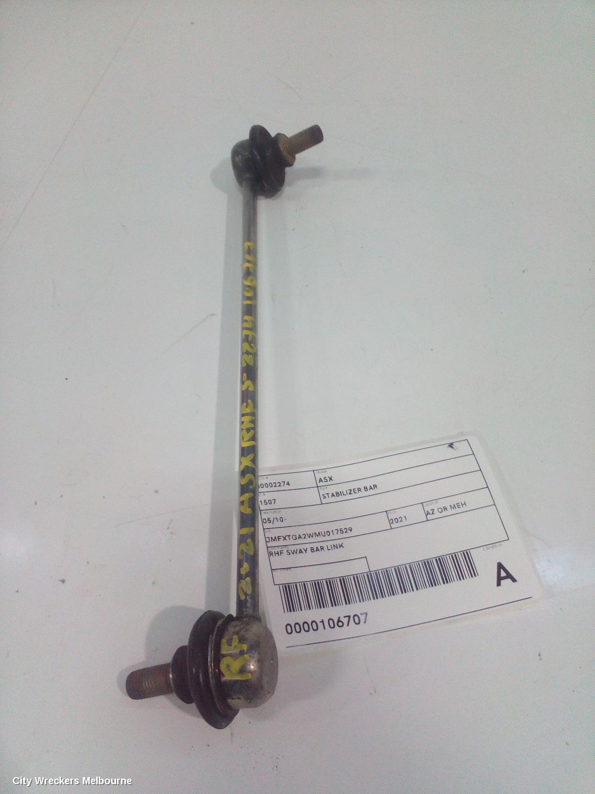 MITSUBISHI ASX STABILISER BAR, XA-XD, FRONT SWAY BAR LINK (RH SIDE), 05/2010 - 12/2024