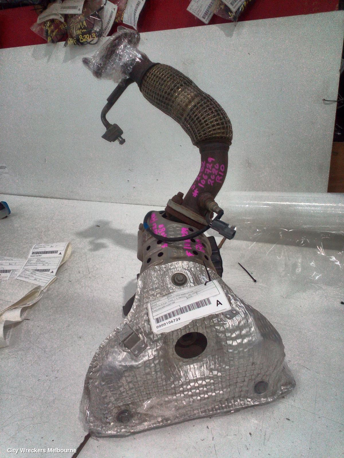 KIA RIO CATALYTIC CONVERTER, MANIFOLD-CAT TYPE, 1.4, PETROL, YB, 12/2016 ONWARDS