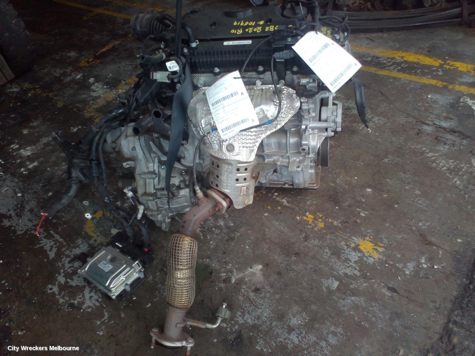KIA RIO CATALYTIC CONVERTER, MANIFOLD-CAT TYPE, 1.4, PETROL, YB, 12/2016 ONWARDS