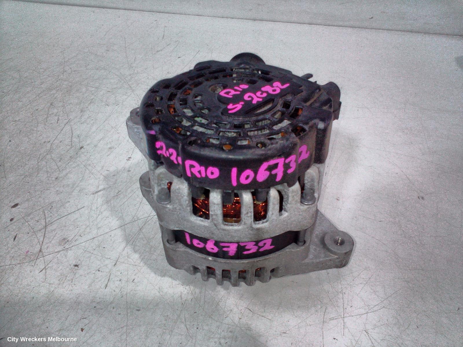 KIA RIO ALTERNATOR, PETROL, 1.4, 90 AMP, YB, 12/2016 ONWARDS