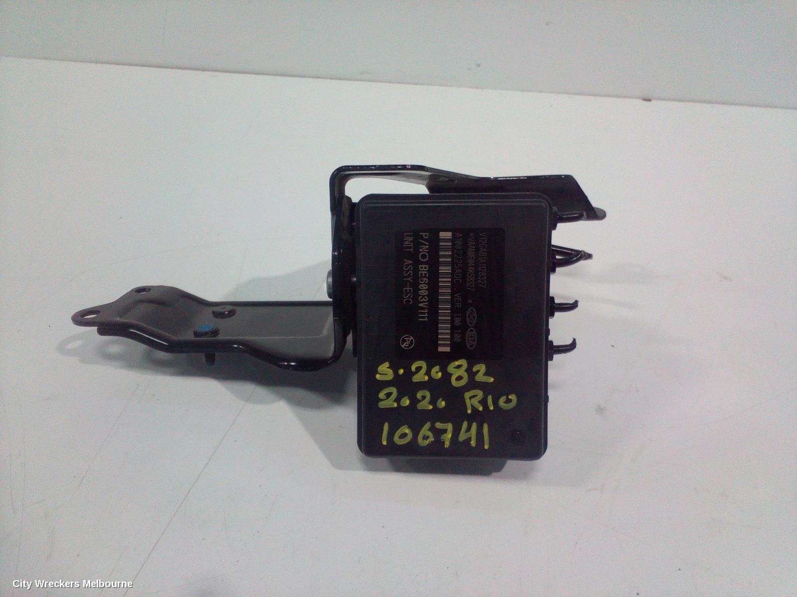 KIA RIO ABS PUMP/MODULATOR, YB, P/N 58920H8800, 12/2016 - 06/2023