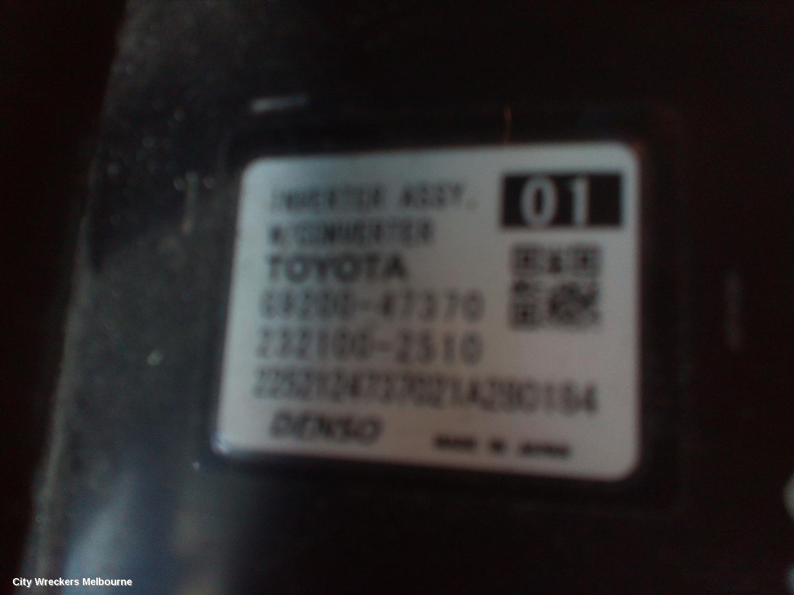 TOYOTA COROLLA INVERTER, MHEV INVERTER, ZWE211R, 07/2018 ONWARDS