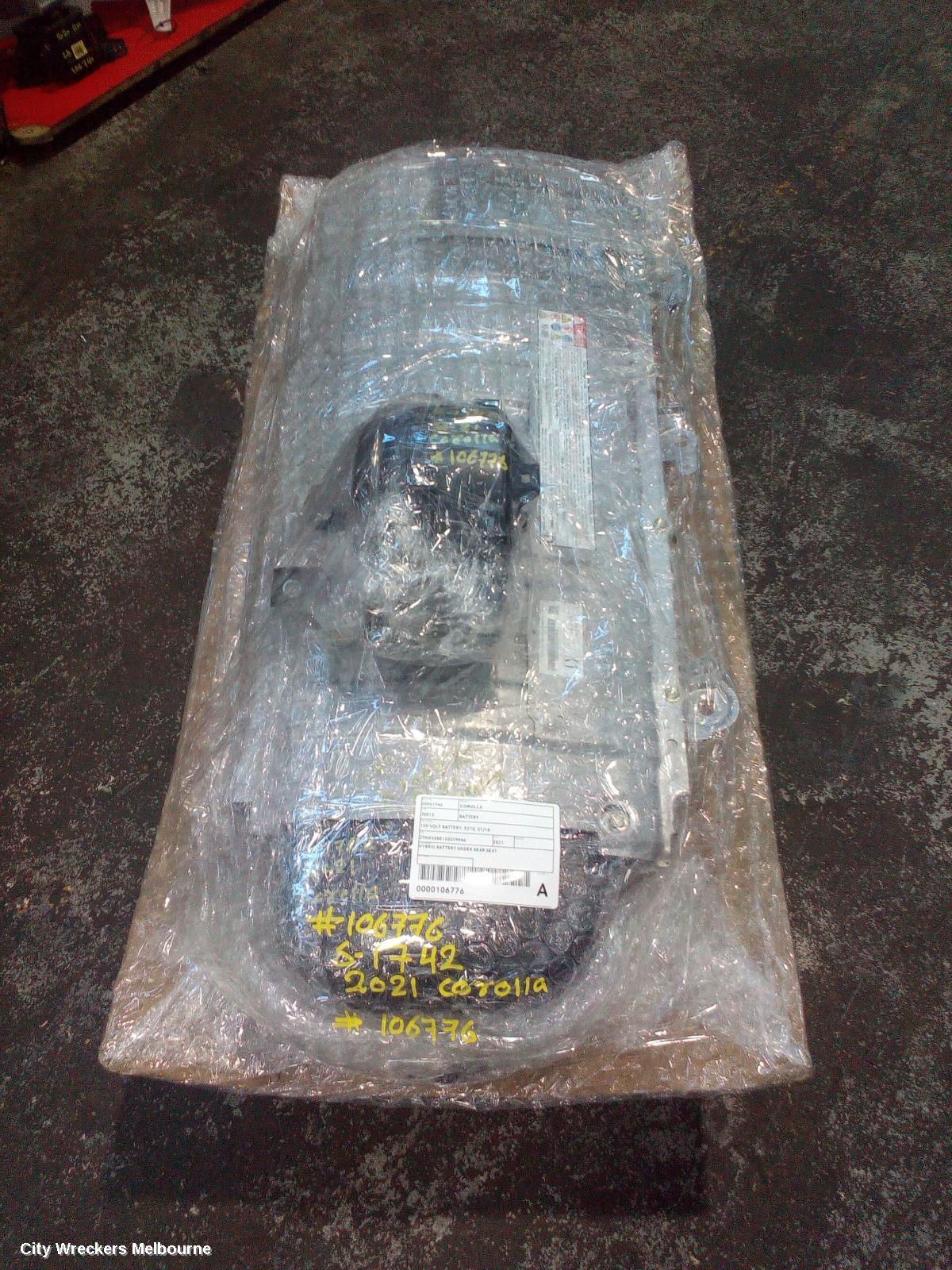 TOYOTA COROLLA BATTERY, 12V VOLT BATTERY, E210, 07/2018 ONWARDS