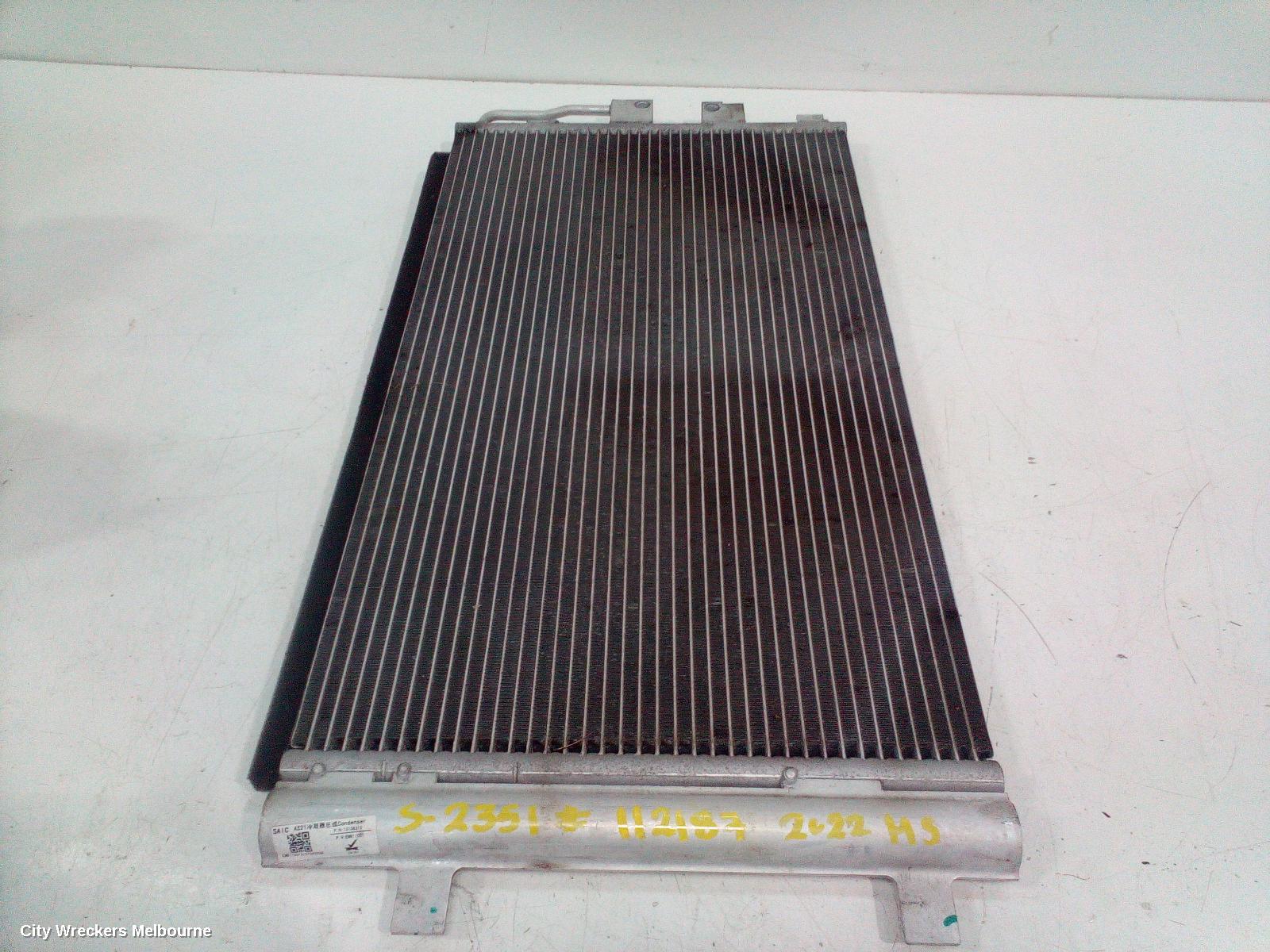 MG HS A/C CONDENSER, PETROL, 1.5, TURBO, SAS23, 09/2019 ONWARDS