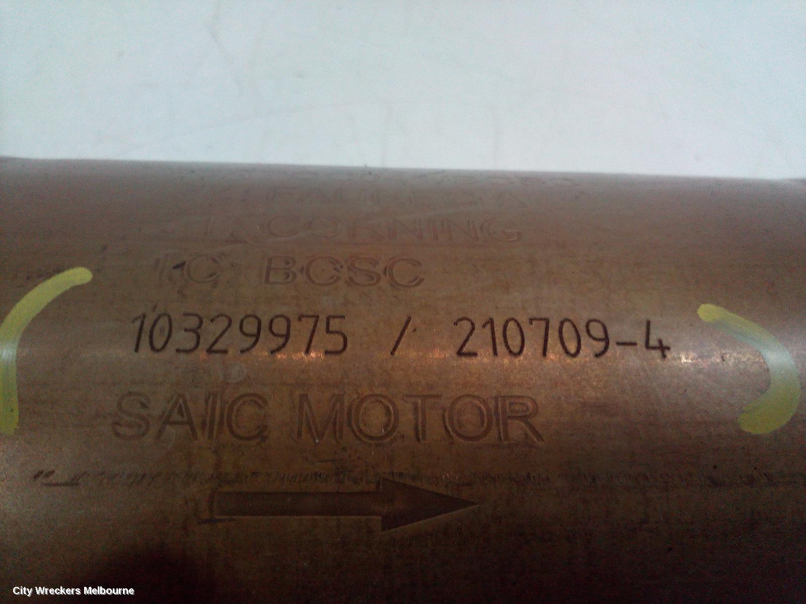 MG HS CATALYTIC CONVERTER, PETROL, 1.5, TURBO, SAS23, 09/2019 ONWARDS