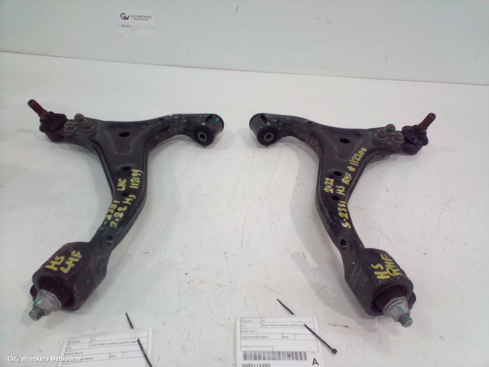MG HS RIGHT FRONT LOWER CONTROL ARM, SAS23, 08/2019 - 12/2024