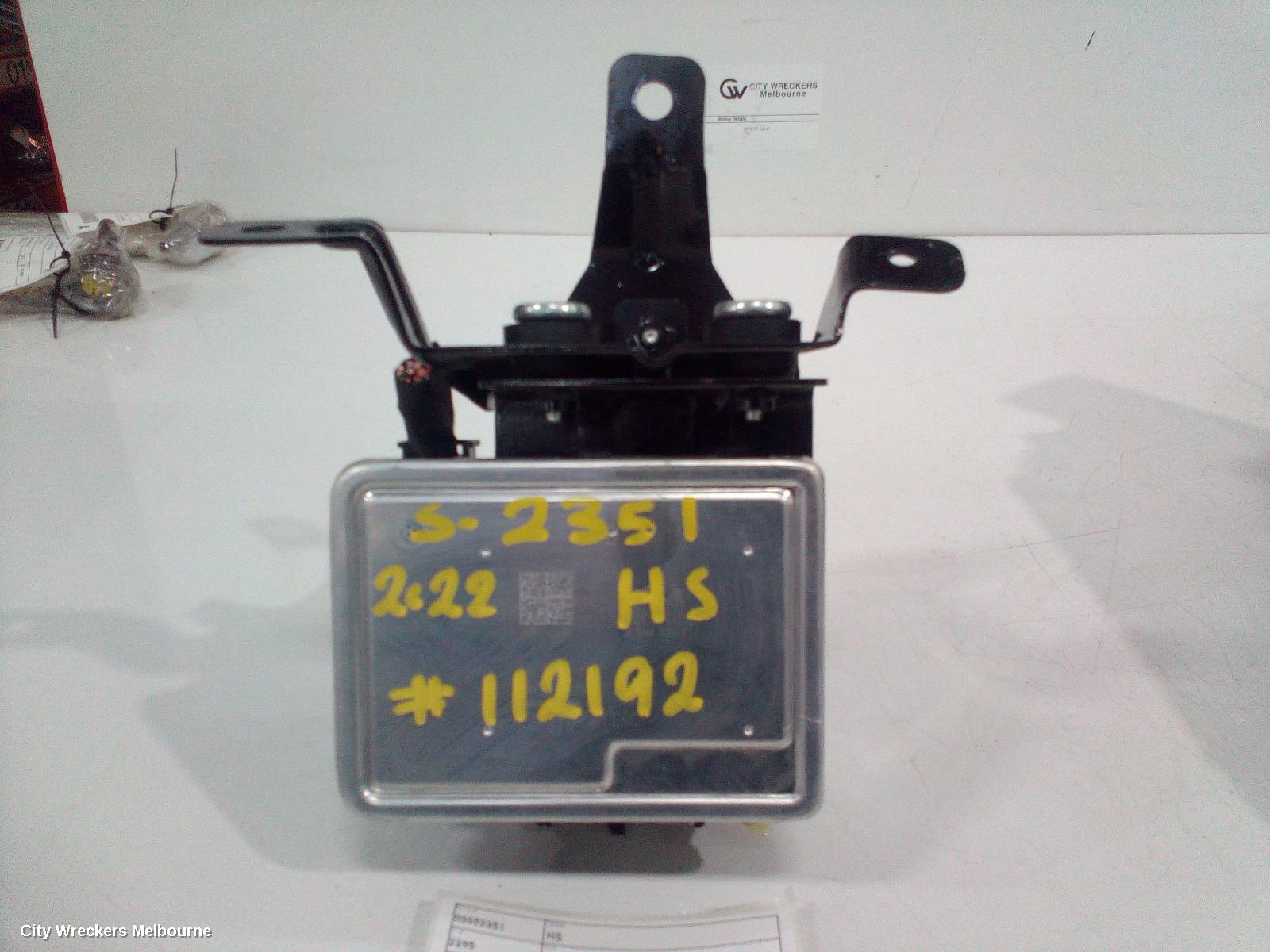 MG HS ABS PUMP/MODULATOR, SAS23, 08/2019 - 12/2024
