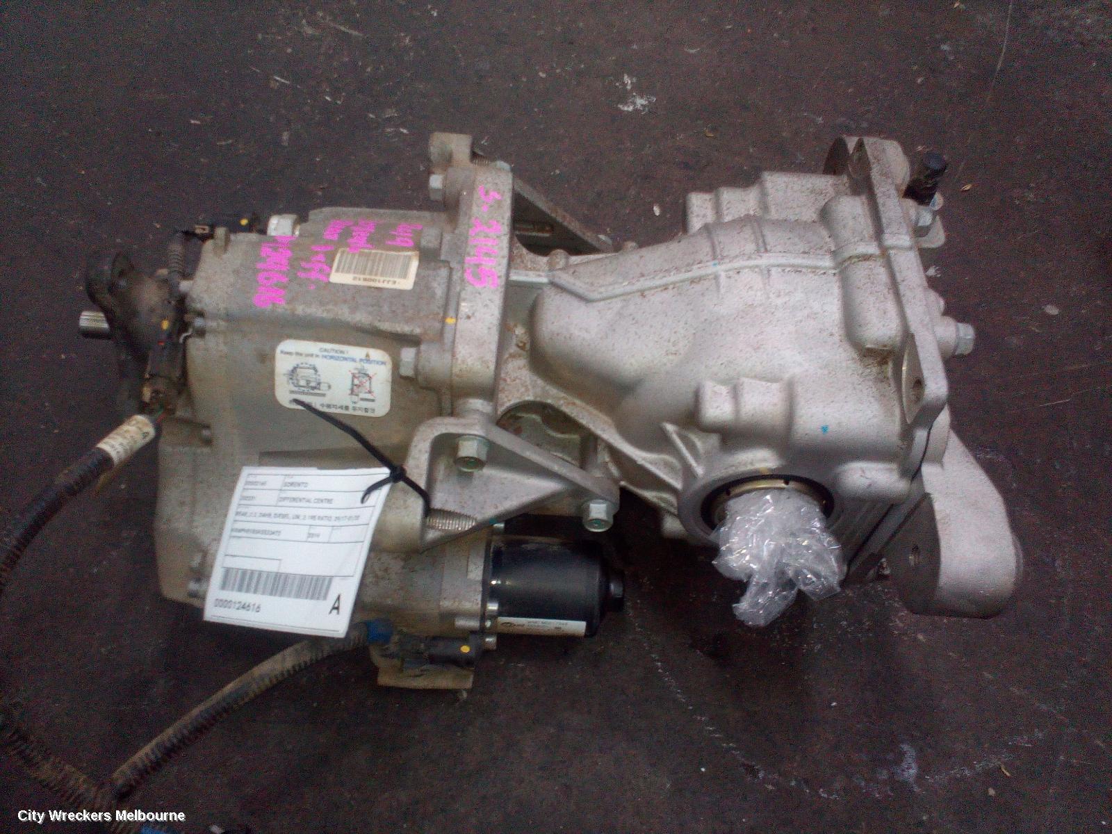 KIA SORENTO DIFFERENTIAL CENTRE, REAR, 2.2, D4HB, DIESEL, UM, 3.195 RATIO, 09/2017 - 01/2020