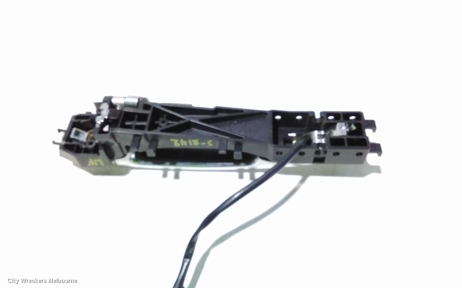 NISSAN XTRAIL DOOR HANDLE, OUTER, LH FRONT, BLACK, NON PUSH BUTTON START TYPE, T31, 09/2007 - 12/2013