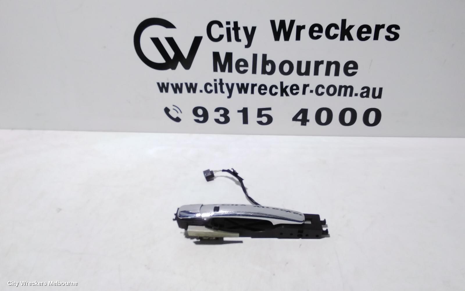 NISSAN XTRAIL DOOR HANDLE, OUTER, LH FRONT, BLACK, NON PUSH BUTTON START TYPE, T31, 09/2007 - 12/2013