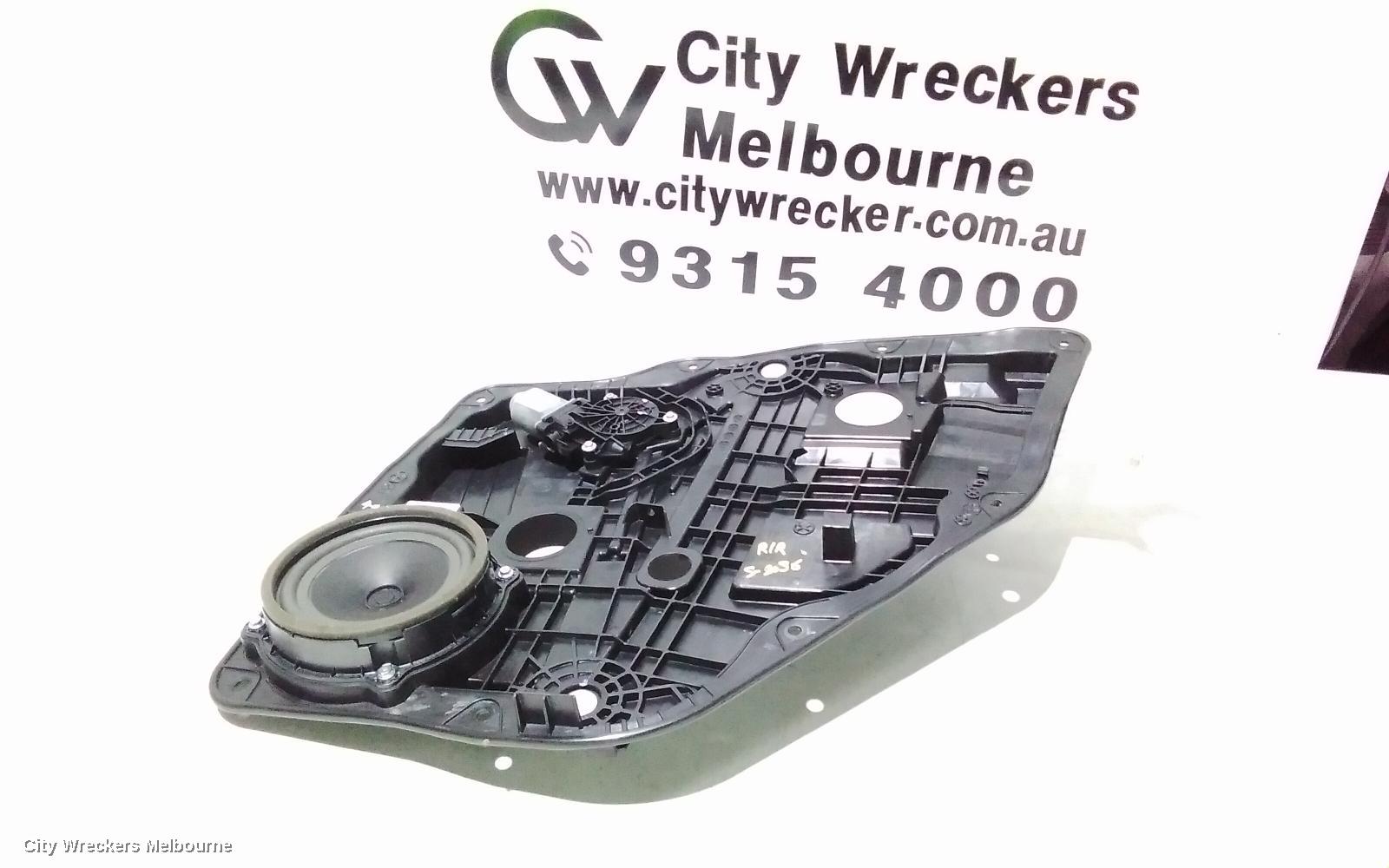 KIA STINGER RIGHT REAR WND REG/MOTOR, CK, 06/2017 - 04/2023