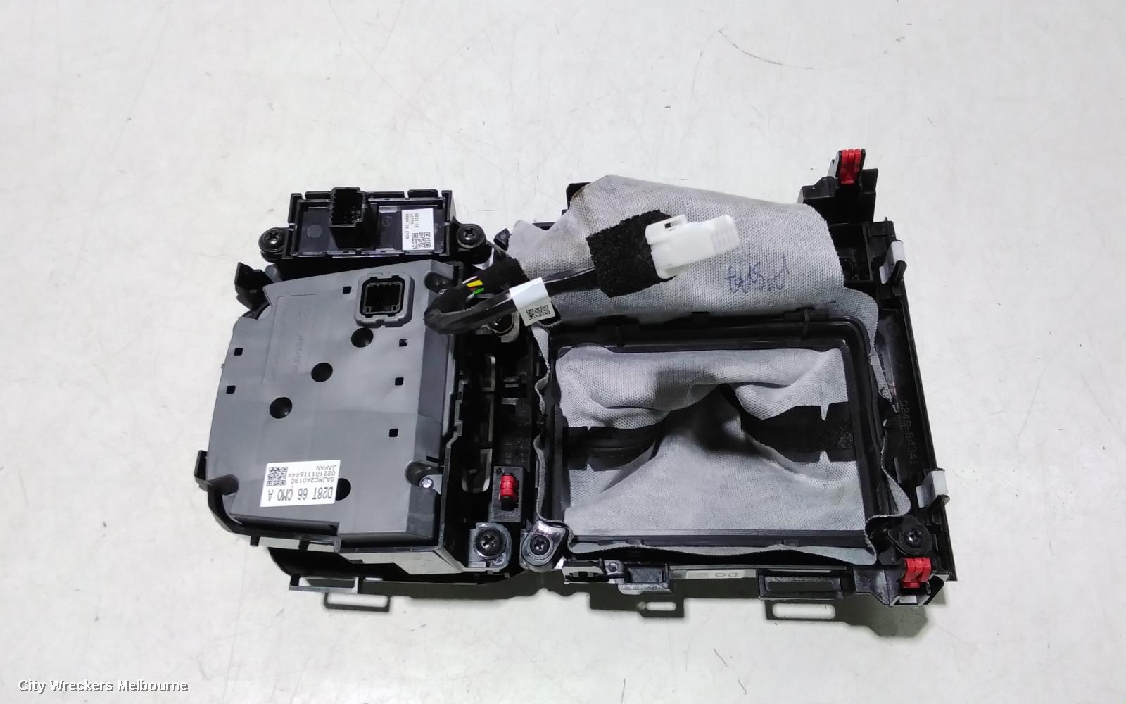 MAZDA CX3, MULTIMEDIA HUB SWITCH (CENTRE CONSOLE), W/ ELECTRIC HANDBRAKE TYPE, DK, 03/2015 ONWARDS, WITH GEAR SUROUND: 106827