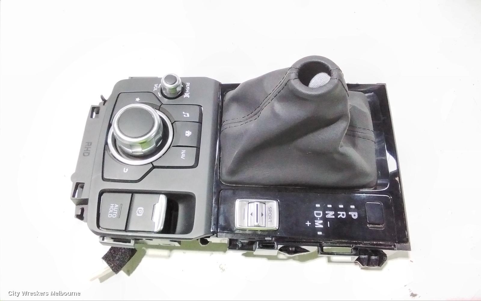 MAZDA CX3, MULTIMEDIA HUB SWITCH (CENTRE CONSOLE), W/ ELECTRIC HANDBRAKE TYPE, DK, 03/2015 ONWARDS, WITH GEAR SUROUND: 106827