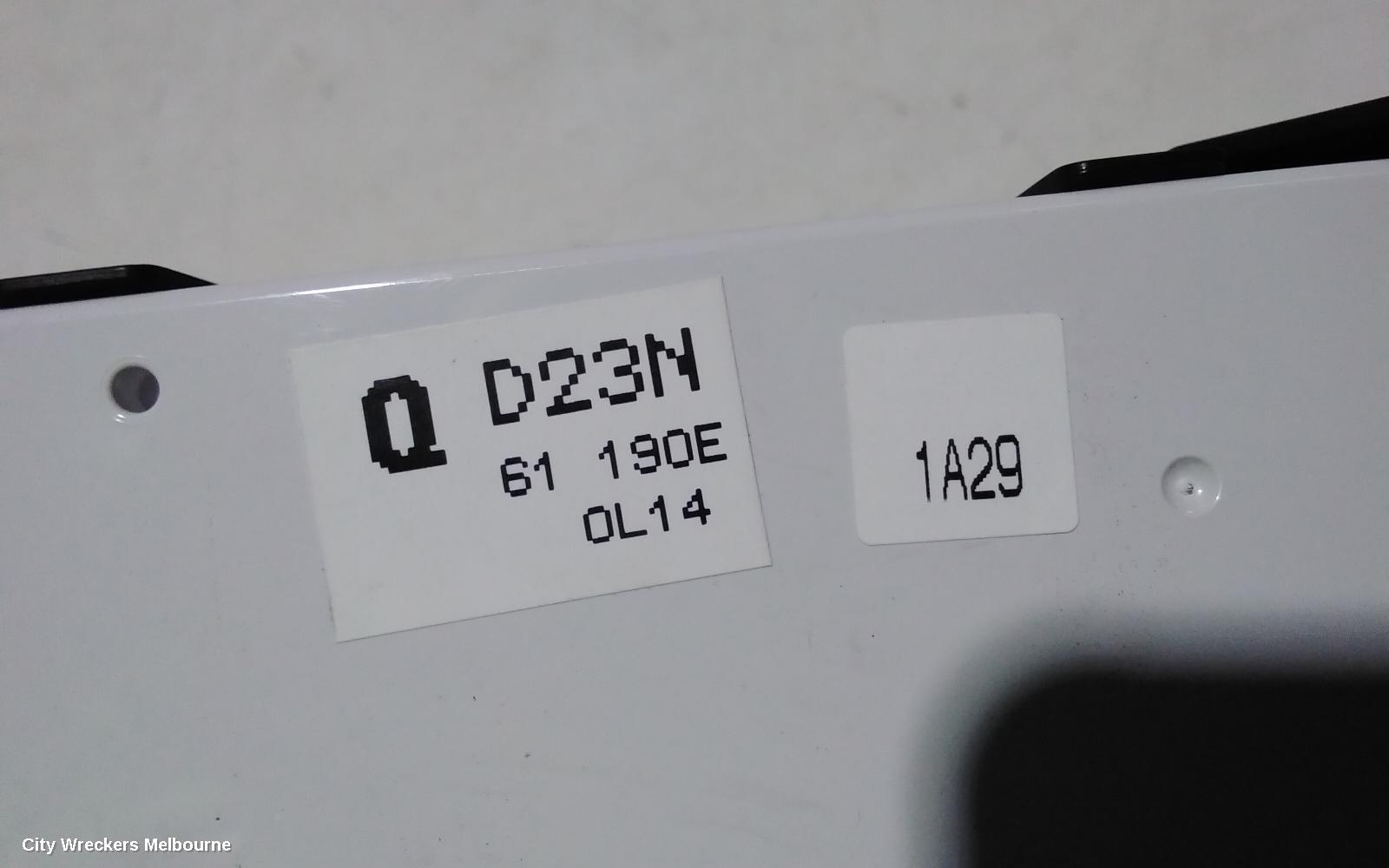 MAZDA CX3 HEATER/AC CONTROLS, DK, CLIMATE CONTROL TYPE, 03/2015 ONWARDS