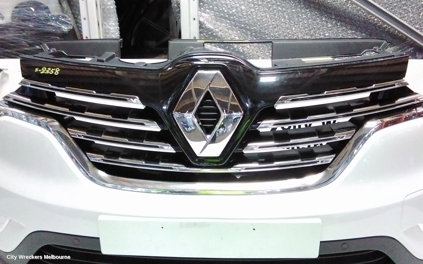 RENAULT KALEOS FRONT BUMPER, XZG, W/ PARK SENSOR TYPE, 05/2016 - 05/2019