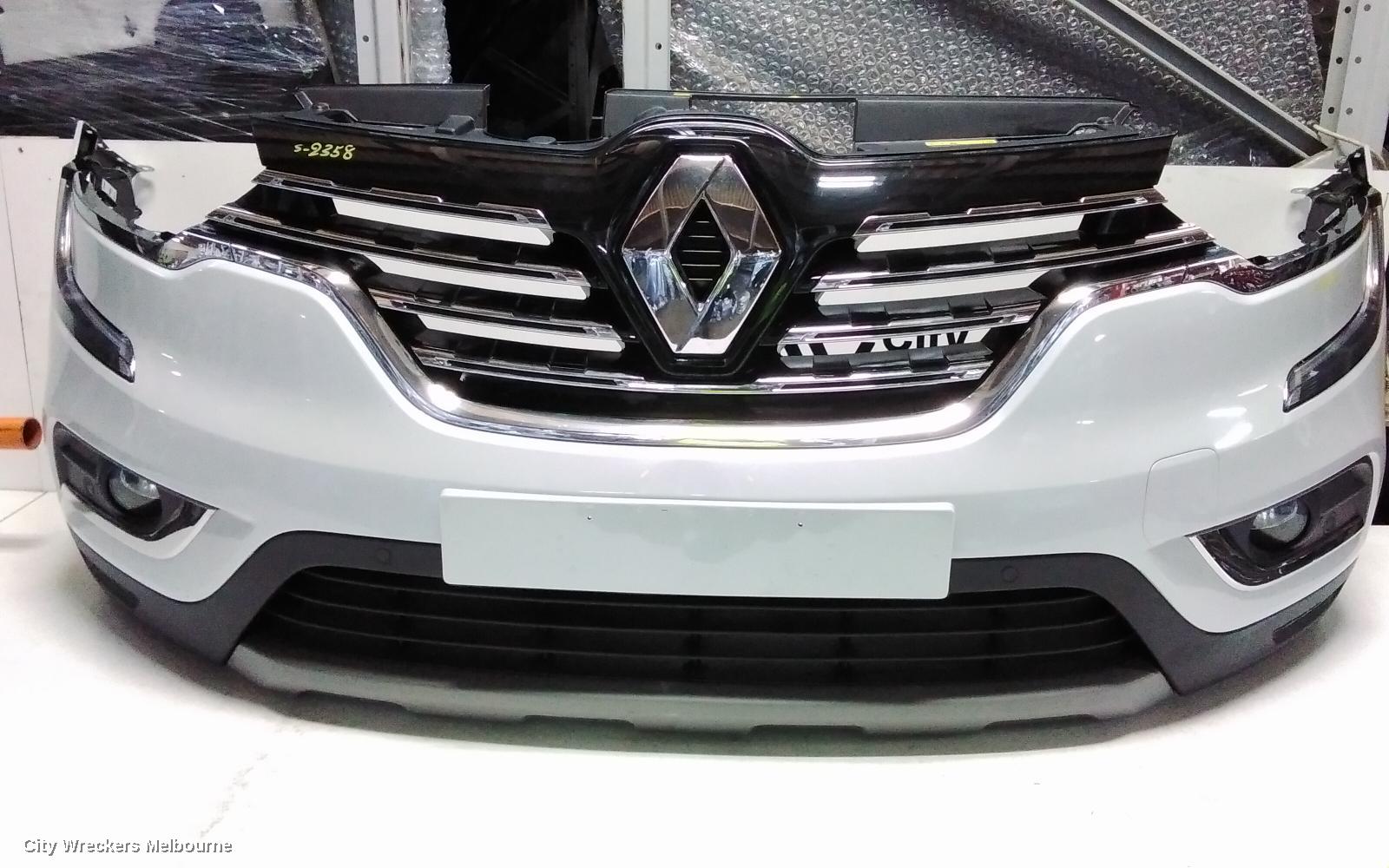 RENAULT KALEOS FRONT BUMPER, XZG, W/ PARK SENSOR TYPE, 05/2016 - 05/2019