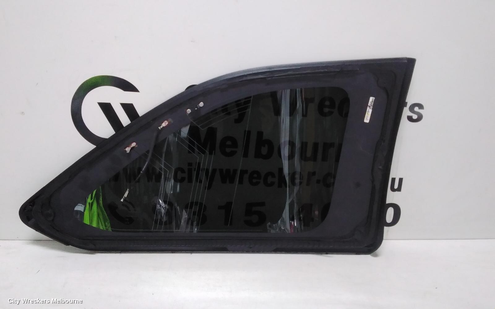 TOYOTA KLUGER LEFT FRONT 1/4 DOOR GLASS, XU50 SERIES, 03/2014 - 02/2021