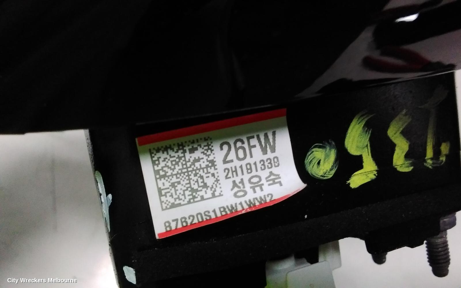 HYUNDAI SANTA FE RIGHT DOOR MIRROR, TM, POWER FOLD, NON AUTO DIPPING TYPE, 10/2020 ONWARDS