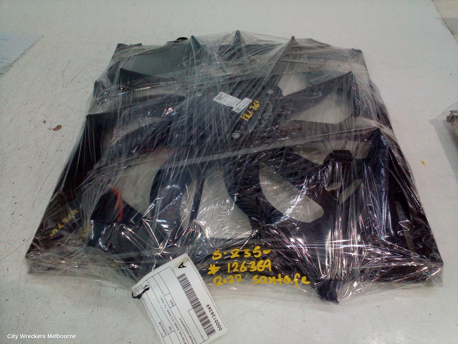 HYUNDAI SANTA FE FAN, RADIATOR FAN, DIESEL, 2.2, D4HE, TM, 12/2020 ONWARDS