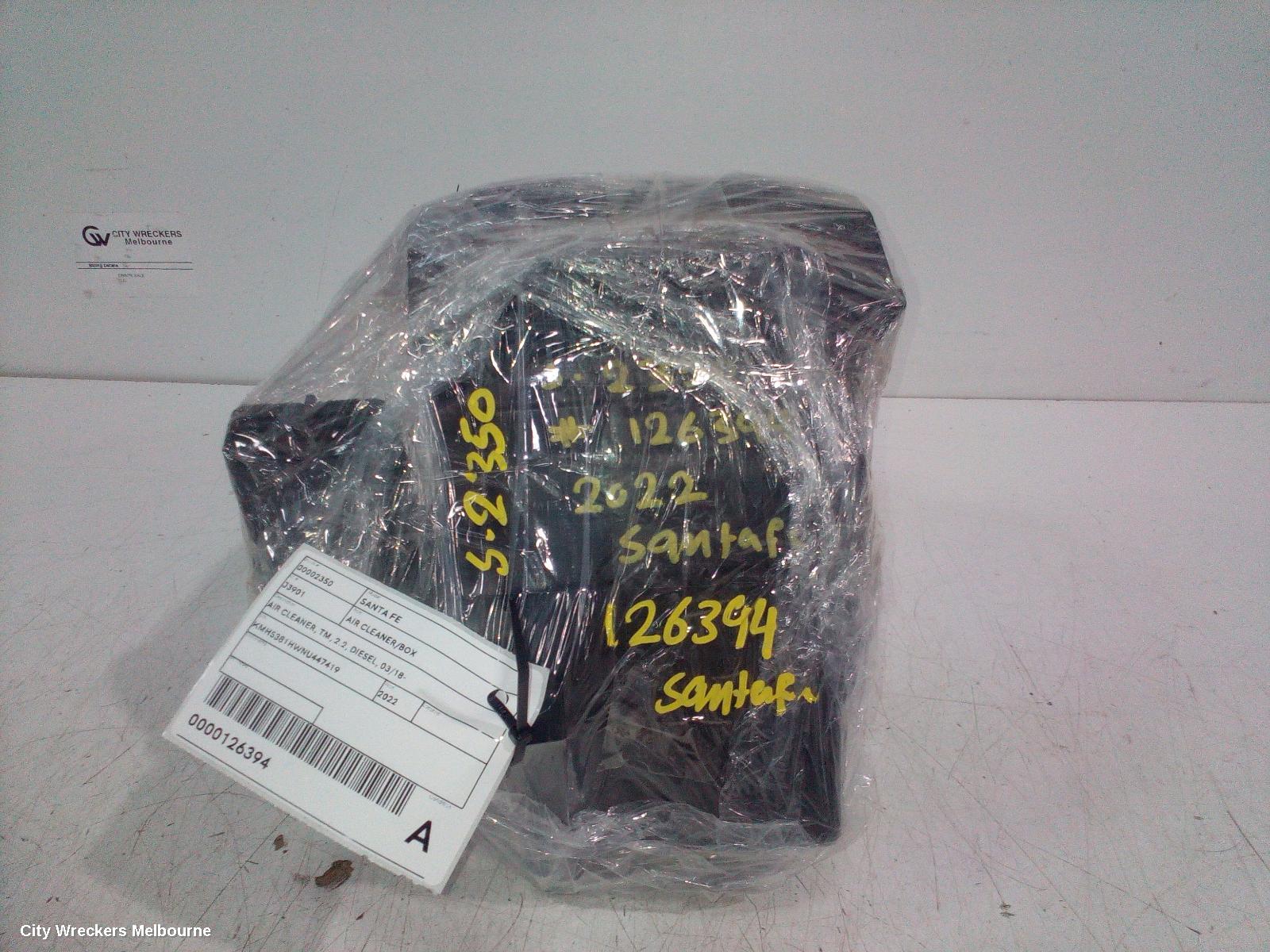 HYUNDAI SANTA FE AIR CLEANER/BOX, AIR CLEANER, TM, 2.2, DIESEL, 03/2018 ONWARDS