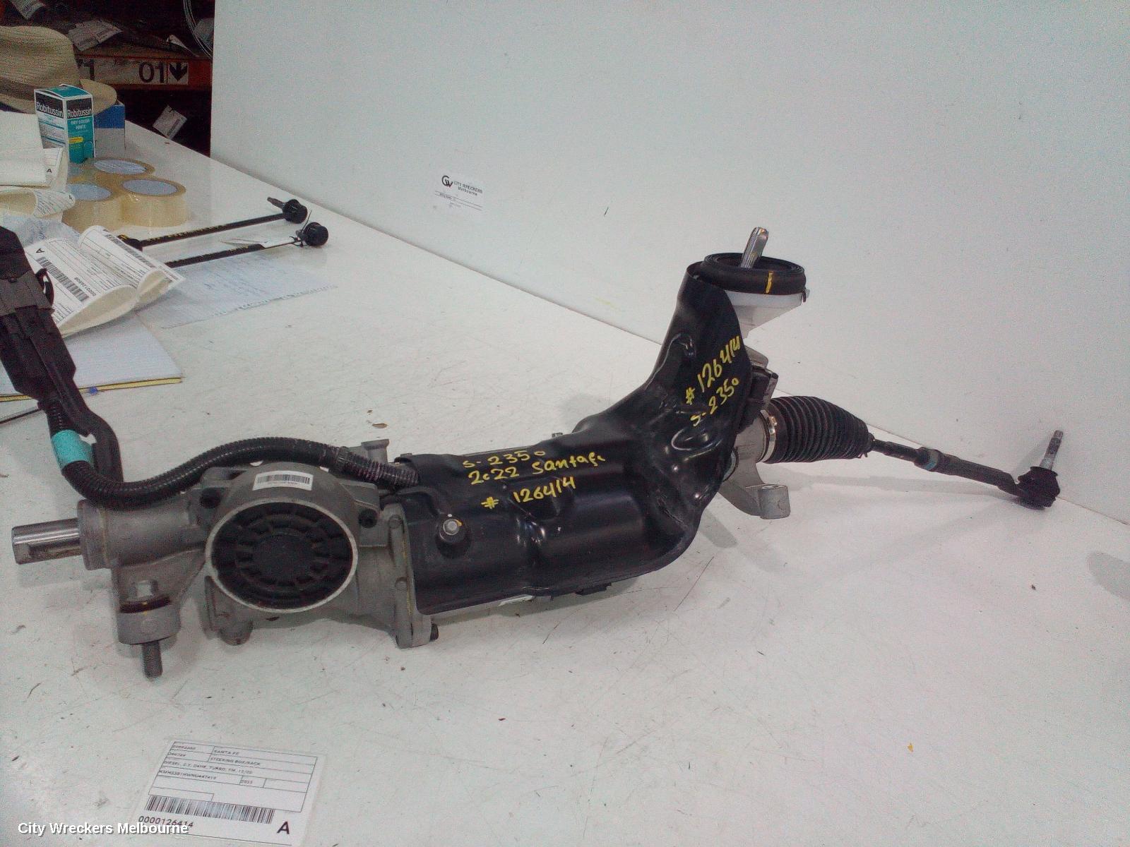 HYUNDAI SANTA FE STEERING BOX/RACK, DIESEL, 2.2, D4HE, TURBO, TM, 12/2020 ONWARDS