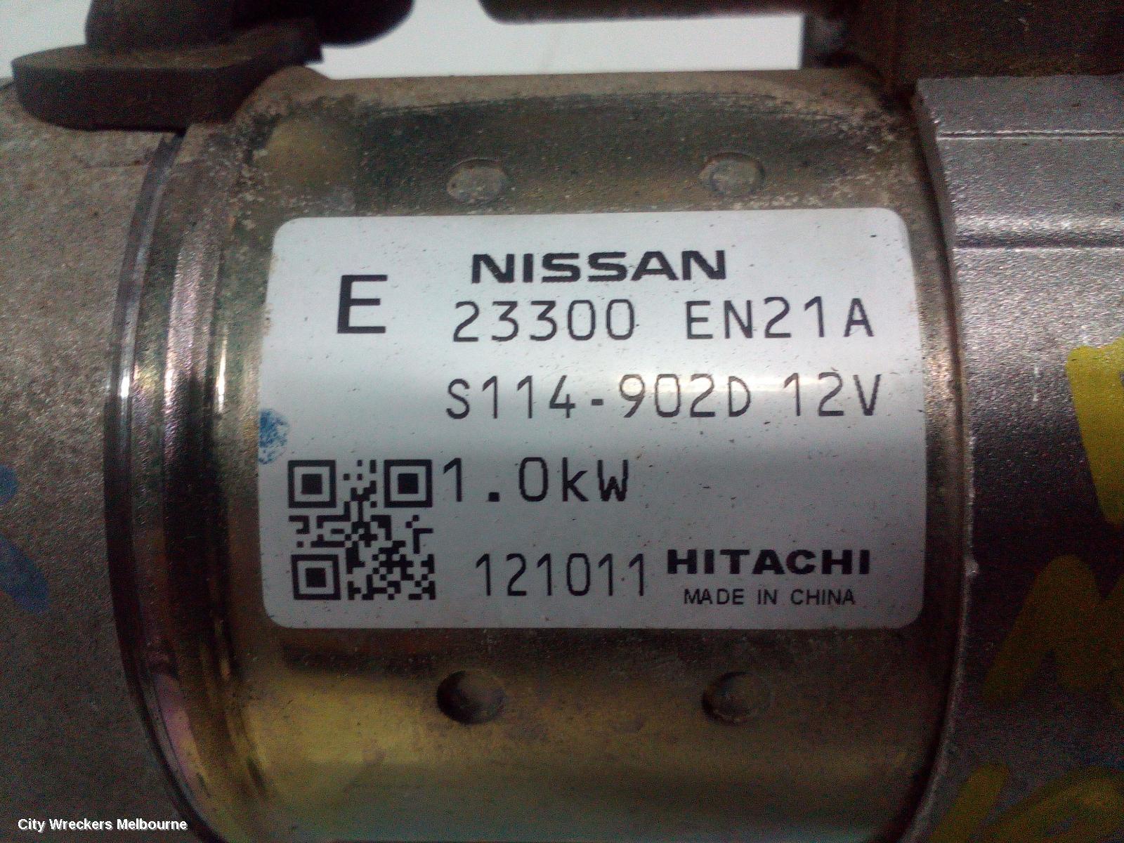 MAZDA 3 STARTER, PETROL, 2.0, P/N LF8J/M000T33271, BL, 04/2009 - 10/2013