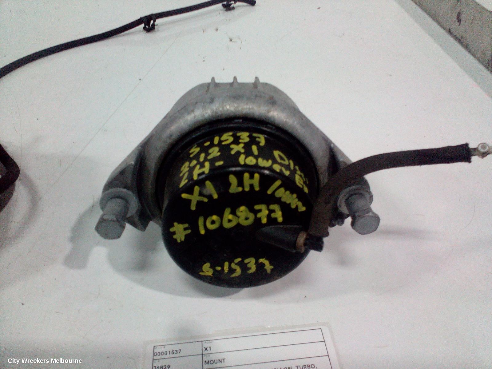 BMW X1 MOUNT, ENGINE MOUNT (LH SIDE), PETROL, 2.0, S20I/X28I, TURBO, N20, E84, 08/2012 - 07/2015
