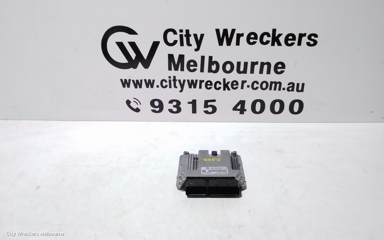 VOLKSWAGEN TIGUAN ECU, ENGINE ECU, PETROL, 2.0, AUTO T/M, ECU ONLY, 5N, 05/2008 - 08/2016
