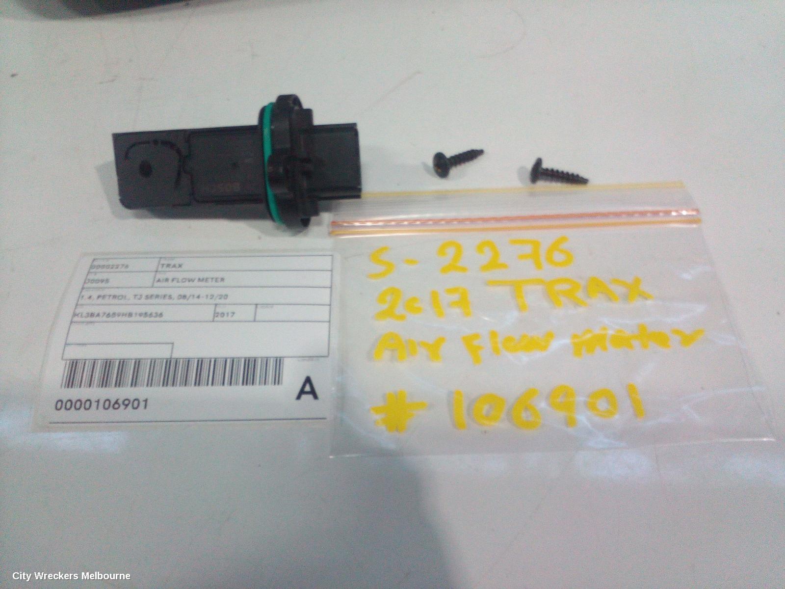 HOLDEN TRAX AIR FLOW METER, 1.4, PETROL, TJ SERIES, 08/2014 - 12/2020