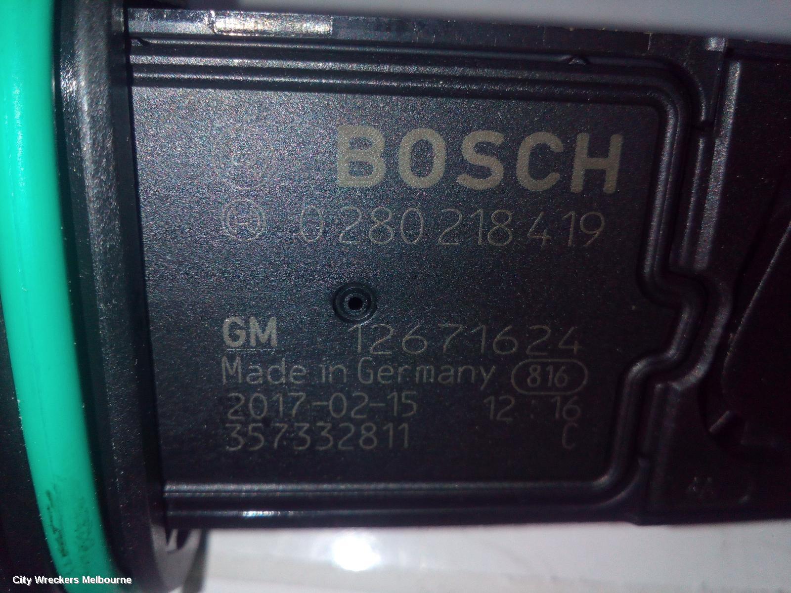 HOLDEN TRAX AIR FLOW METER, 1.4, PETROL, TJ SERIES, 08/2014 - 12/2020