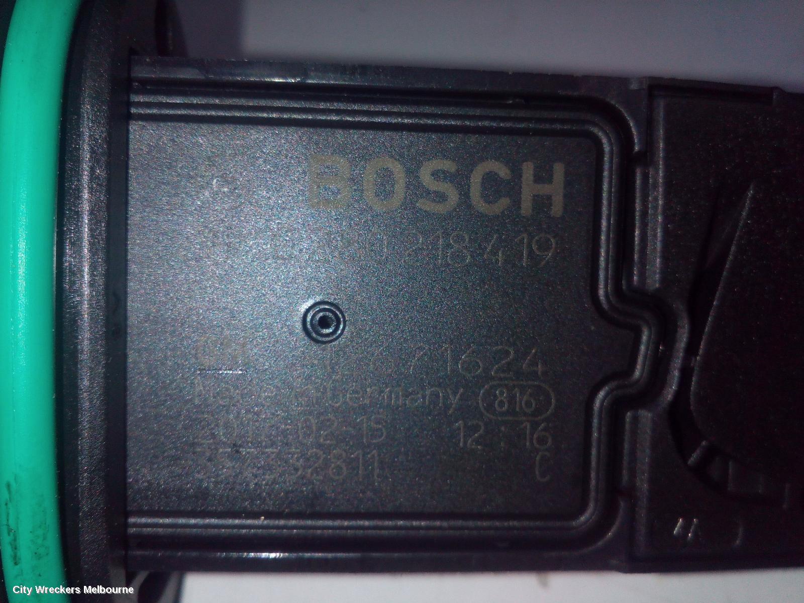HOLDEN TRAX AIR FLOW METER, 1.4, PETROL, TJ SERIES, 08/2014 - 12/2020