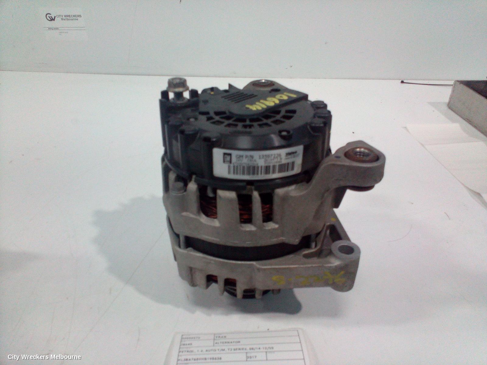 HOLDEN TRAX ALTERNATOR, PETROL, 1.4, AUTO T/M, TJ SERIES, 08/2014 - 12/2020