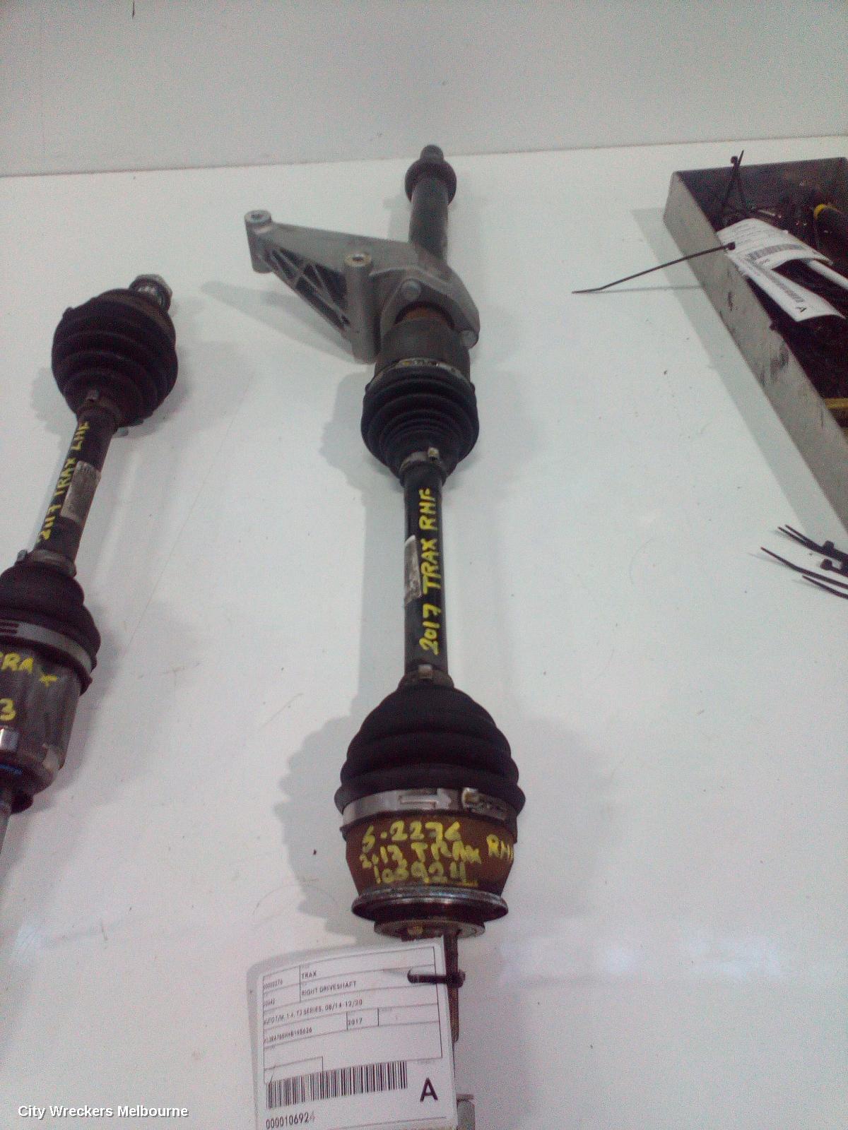HOLDEN TRAX RIGHT DRIVESHAFT, AUTO T/M, 1.4, TJ SERIES, 08/2014 - 12/2020