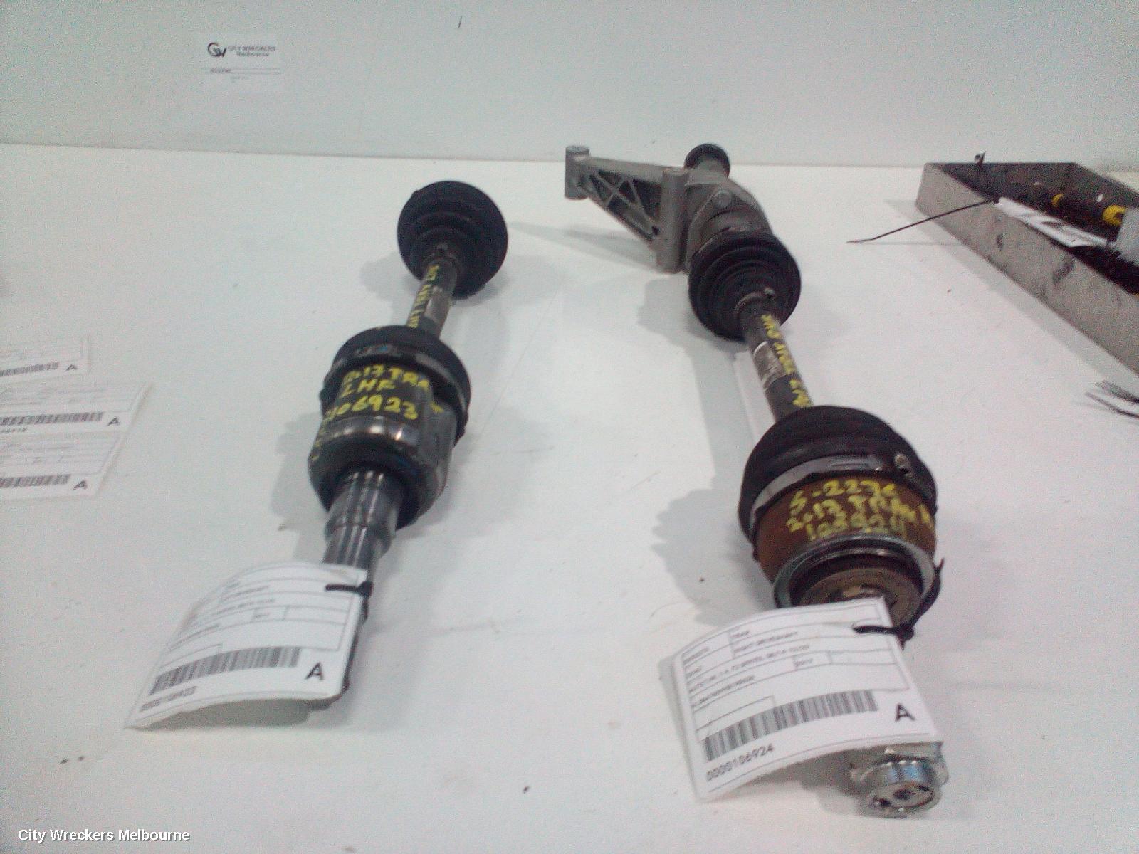 HOLDEN TRAX RIGHT DRIVESHAFT, AUTO T/M, 1.4, TJ SERIES, 08/2014 - 12/2020