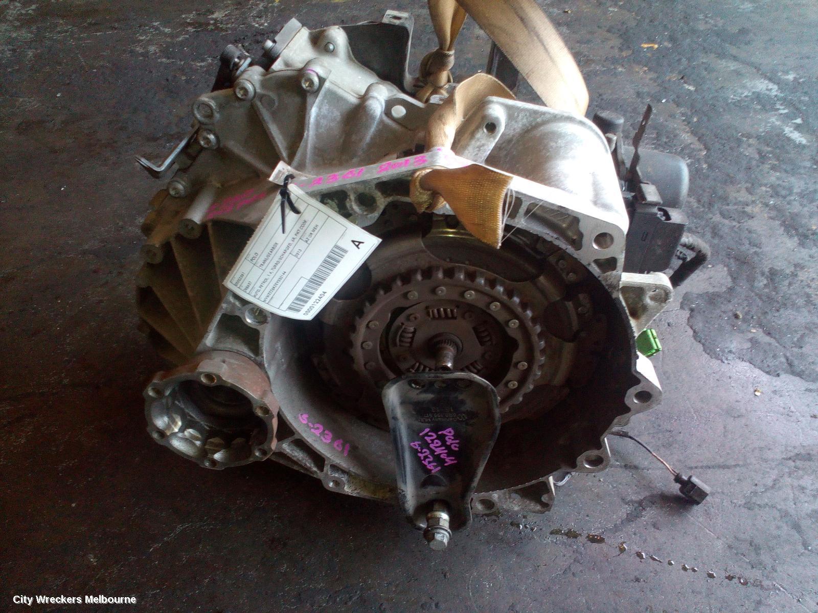 VOLKSWAGEN POLO TRANS/GEARBOX, AUTO, PETROL, 1.4, TURBO/SCHARGED, 6R, PKT CODE, 05/2010 - 05/2014