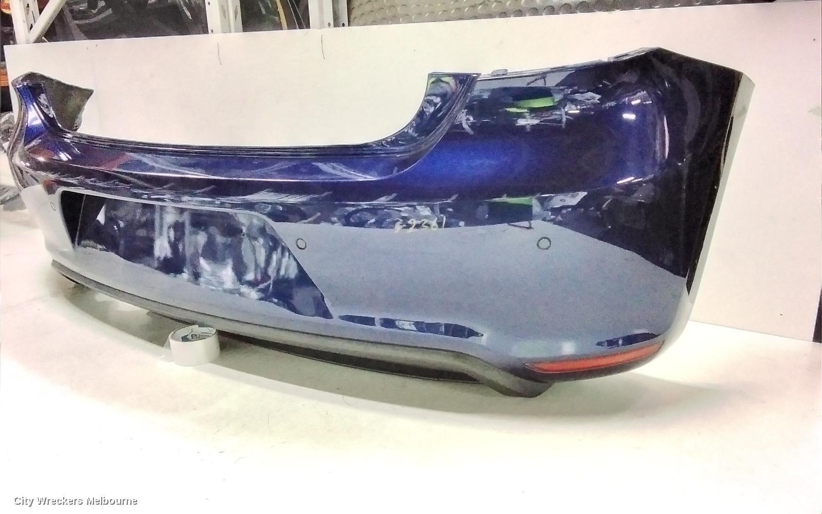 VOLKSWAGEN POLO REAR BUMPER, 6R, GTI, W/ PARK SENSOR TYPE, 05/2010 - 05/2014