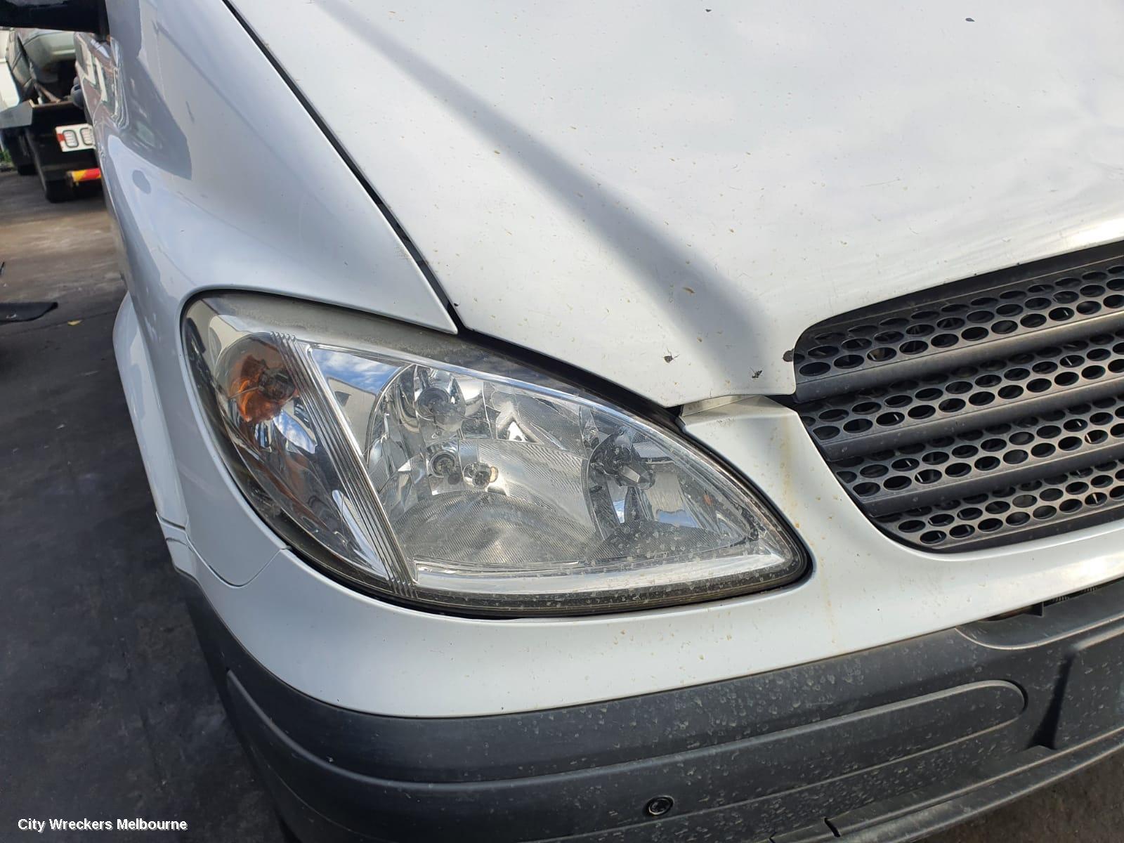 MERCEDES VITO LEFT TAILLIGHT, UPPER BARN DOOR, 639, 02/2006 - 02/2015