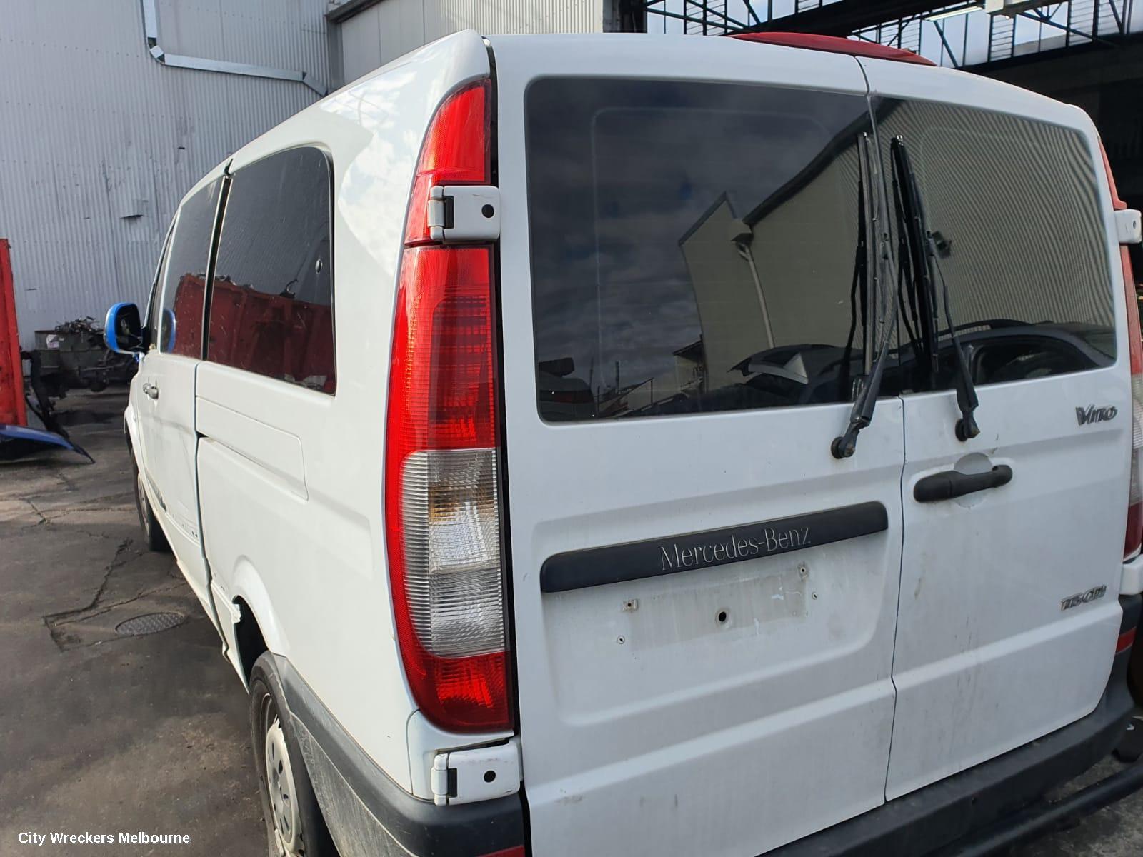 MERCEDES VITO LEFT TAILLIGHT, UPPER BARN DOOR, 639, 02/2006 - 02/2015