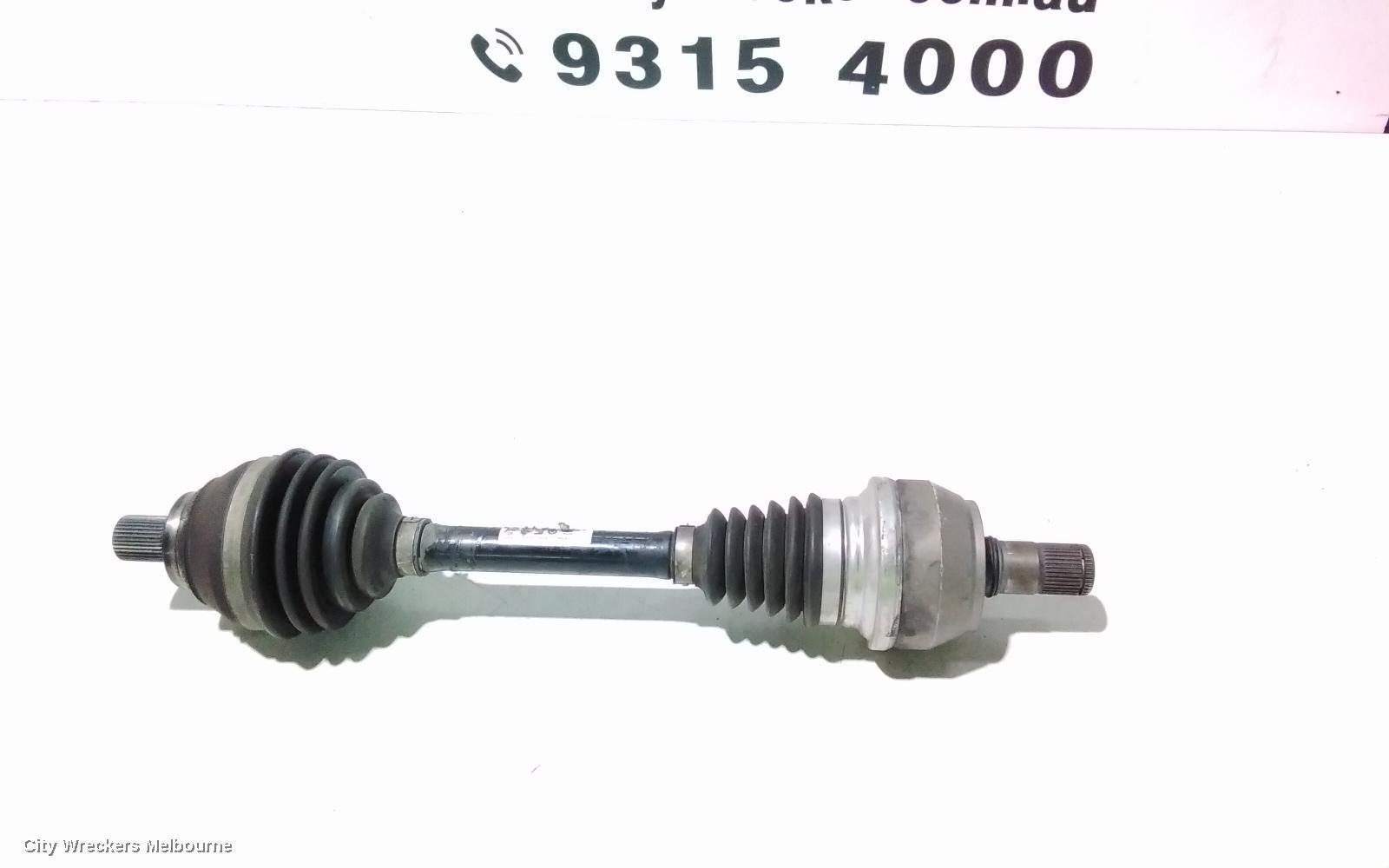 VOLKSWAGEN GOLF LEFT DRIVESHAFT, FRONT, AUTO/MANUAL T/M, PETROL, 2.0, GTI, GEN 7, 01/2013 - 08/2020