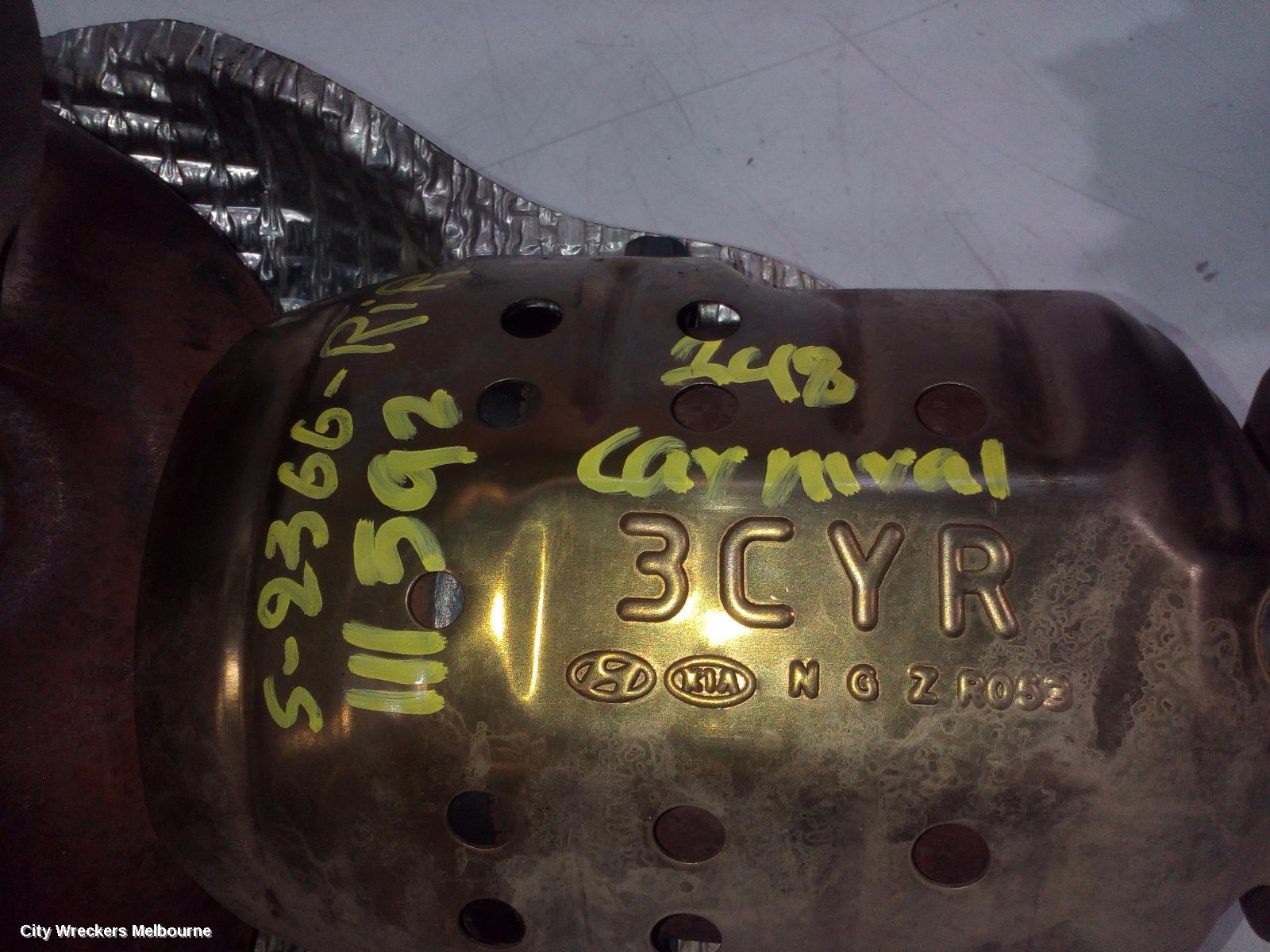 KIA CARNIVAL/GRAND CARNIVAL CATALYTIC CONVERTER, MANIFOLD-CAT TYPE, 3.3, PETROL, LH SIDE, YP, 02/2015 - 10/2020