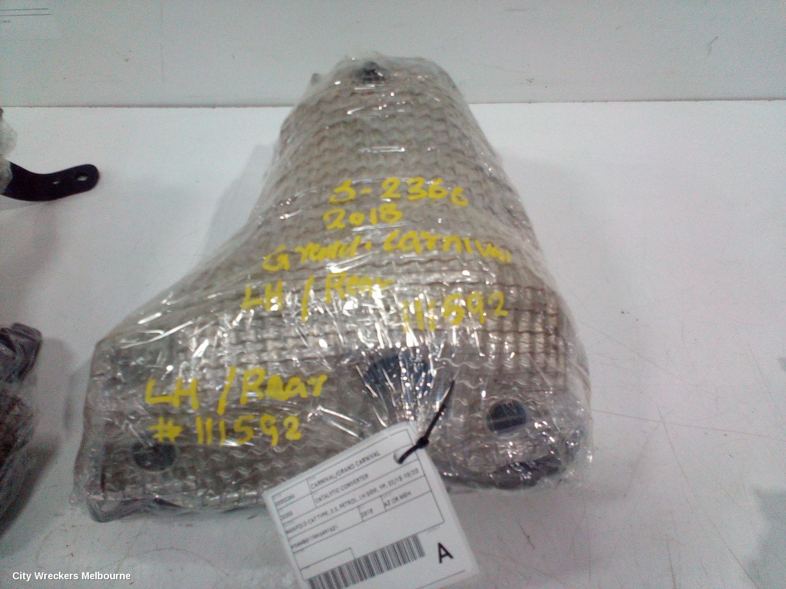 KIA CARNIVAL/GRAND CARNIVAL CATALYTIC CONVERTER, MANIFOLD-CAT TYPE, 3.3, PETROL, LH SIDE, YP, 02/2015 - 10/2020