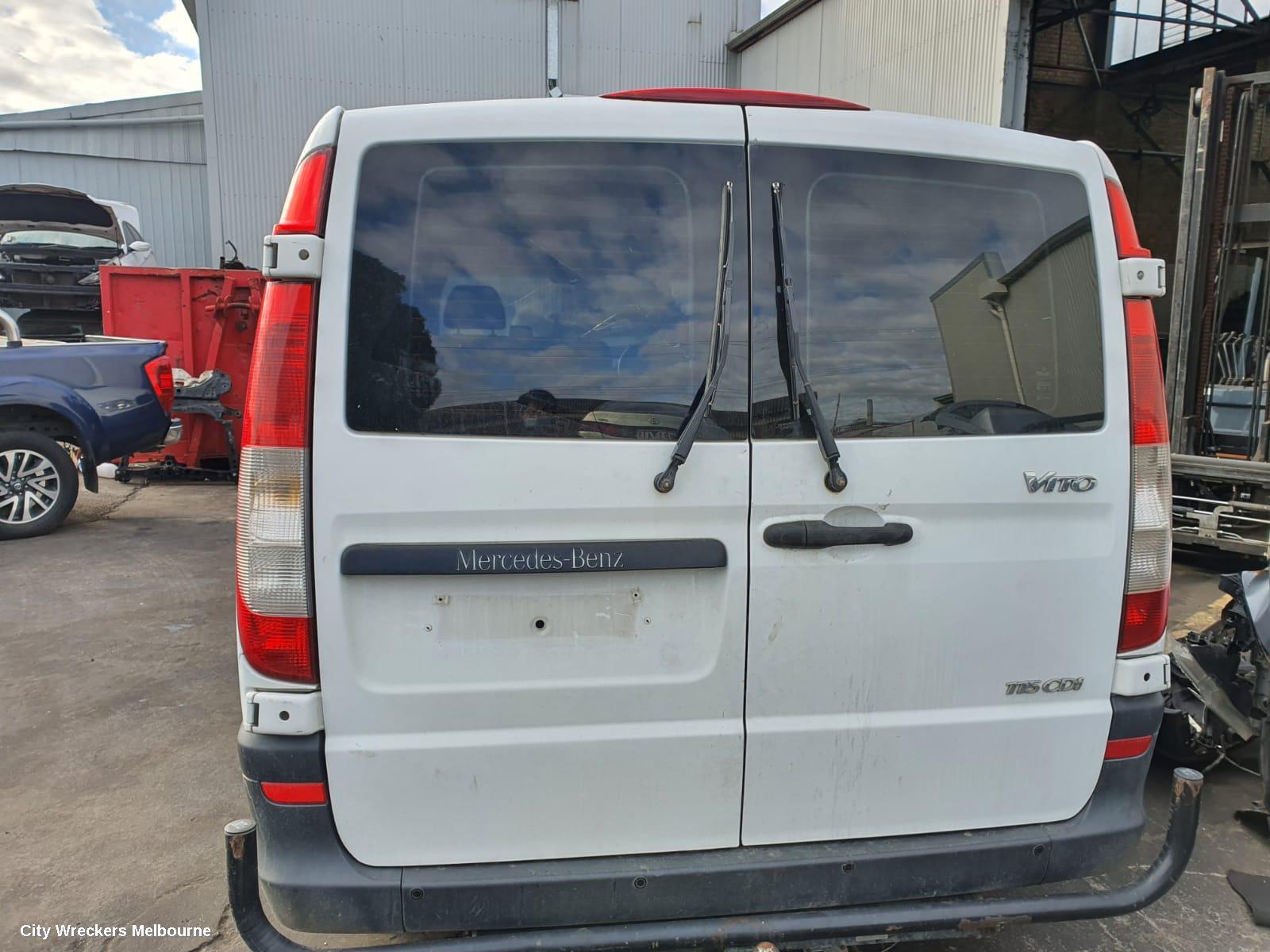 MERCEDES VITO LEFT TAILLIGHT, UPPER BARN DOOR, 639, 02/2006 - 02/2015