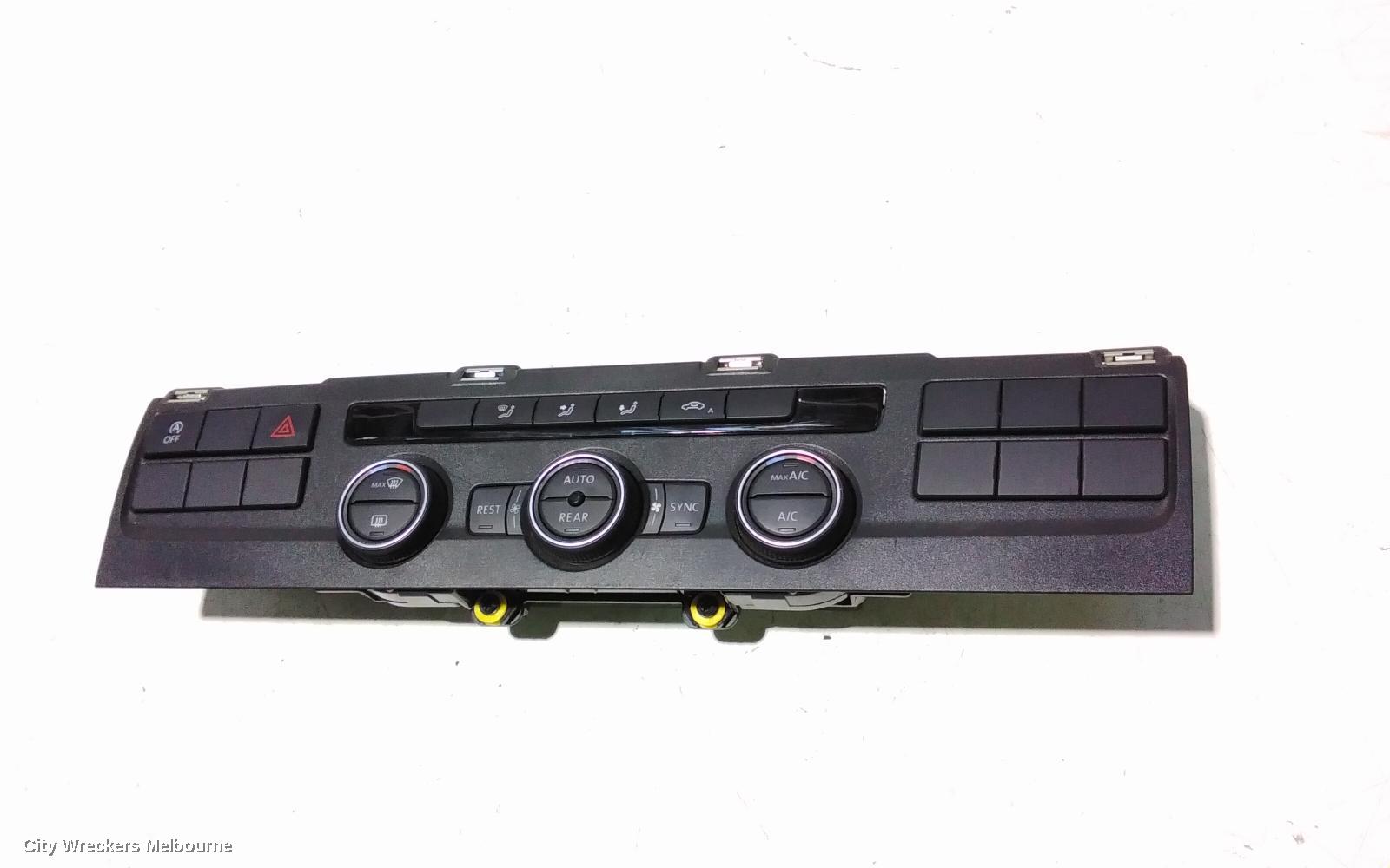 VOLKSWAGEN TRANSPORTER HEATER/AC CONTROLS, CLIMATE CONTROL TYPE, FRONT (ON CONSOLE), T6, 07/2015 - 07/2020