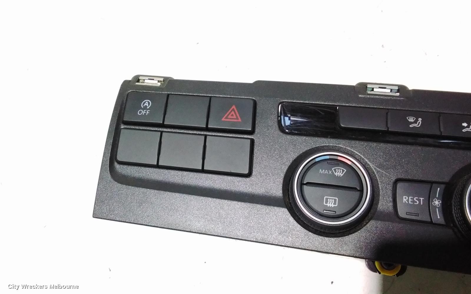 VOLKSWAGEN TRANSPORTER HEATER/AC CONTROLS, CLIMATE CONTROL TYPE, FRONT (ON CONSOLE), T6, 07/2015 - 07/2020
