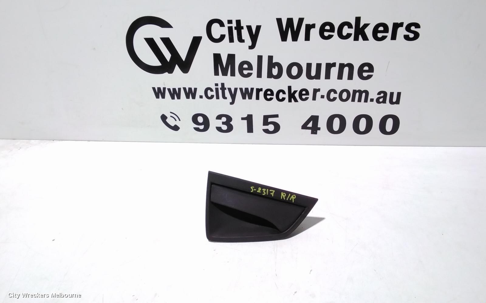 ALFA ROMEO GIULIETTA DOOR HANDLE, OUTER, RH REAR, 940 SERIES, 01/2011 ONWARDS