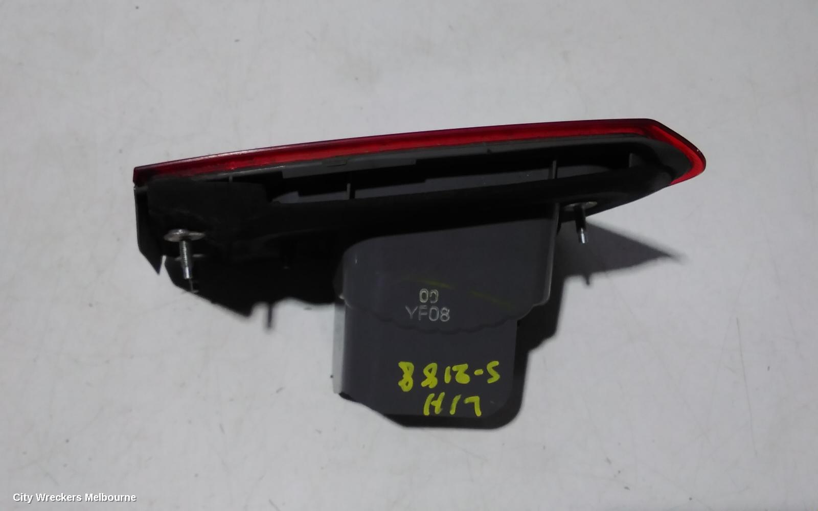 HONDA ACCORD REAR GARNISH, BOOTLID LAMP (LH SIDE), 8TH GEN, EURO (VIN JHMCU), 06/2008 - 06/2011