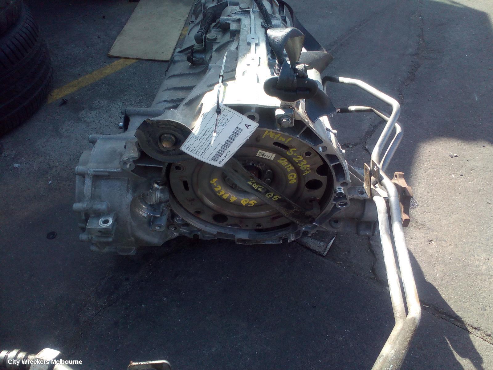 AUDI Q5 TRANS/GEARBOX, AUTO, PETROL, 2.0, TURBO, 8R, NHB CODE, 03/2009 - 11/2012